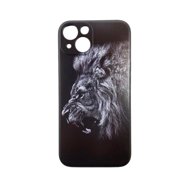 iphone 12 pro max or iphone 13 Lion Snarling Monochrome - Picture 1 of 2